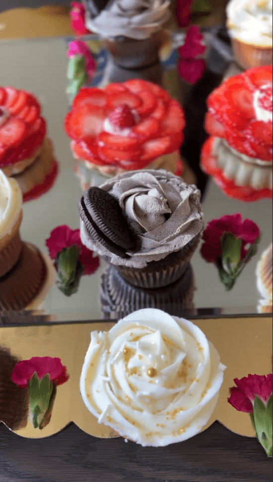 assorted treats tarts - custom eggless gallery cake by Cakes by Ashni