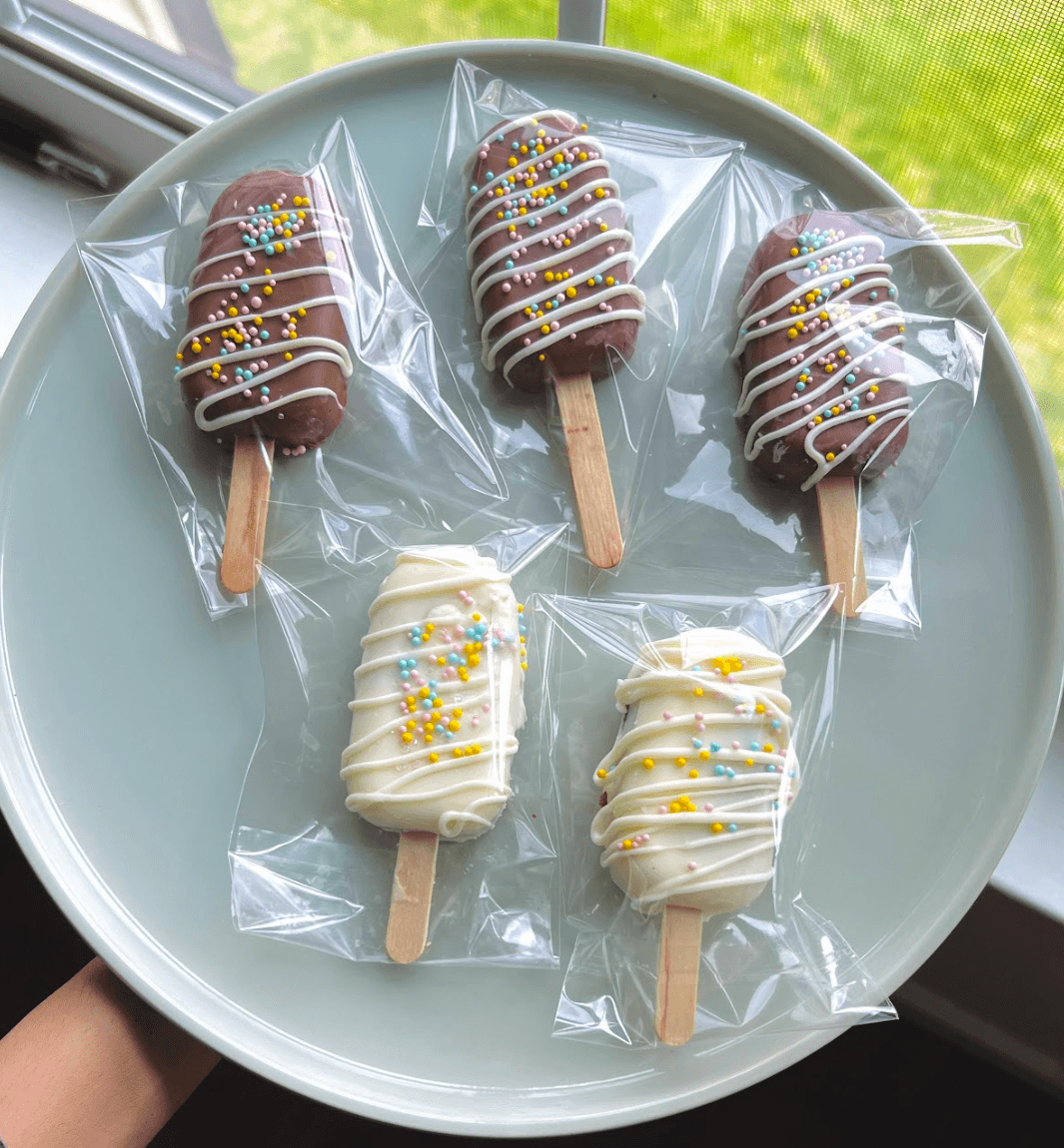 cake pops - custom eggless gallery cake by Cakes by Ashni